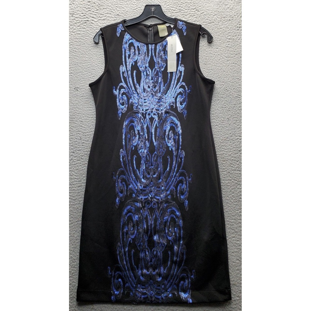 Taylor A Pea in the Pod Maternity Dress Women S Multi Sequin Sleeveless Back Zip